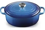 Signature Br&auml;ter 27 cm oval tiefes Blau