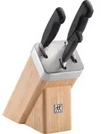 Four Star Messerblock selbstsch&auml;rfend mit 3 Messern, Holz, 4 tlg.