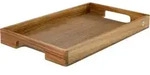Serve Tablett 30 x 50 cm aus Holz