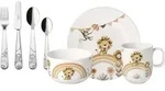 Roar like a Lion Baby-Geschirr mit Besteck 7 El.
