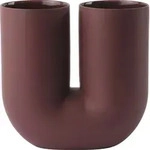 Kink Vase 26 cm Bordeauxrot