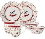 Toys Delight Geschirrset Schaukelpferd, 6-teilig, f&uuml;r 2 Personen