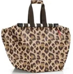 Easyshoppingbag, braun, Leopardenmuster