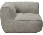 Grow Boucl&eacute; Gartenecksofa grau