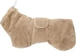 Drying Coat Bademantel f&uuml;r Hunde 30 cm, braun