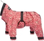 Rain Suit Regenoverall f&uuml;r Hunde, gepunktet, 45 cm, rot