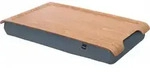 Mini Laptray Tablett Weide mit grauem Kissen