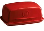 Emile Henry Butterdose, Keramik, rot