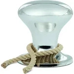 Hamburger Hocker poliertes Nickel