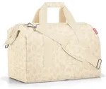 Allrounder Reisetasche L mit Tupfenmuster, beige, aus recyceltem Material