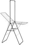 Hangon W&auml;schetrockner 127 cm schwarz matt mit Stange