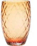 Losanghe Wasserglas 380 ml bernsteinfarben
