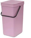 Sort & Go Abfalleimer 16 l, rosa