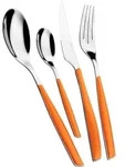 Glamour Besteckset, orange, 24-teilig