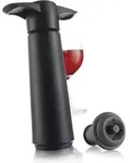 Wine Saver Wein-Vakuumpumpe mit Korken schwarz