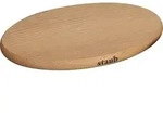 Staub Brett 29 cm oval magnetisch