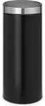 Touch Bin New M&uuml;lleimer 30 l schwarz matt mit Chromdeckel