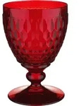 Boston Coloured Wasserglas 400 ml rot