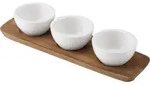 Artesano Original Saucen- und Abtropfschalen mit Tablett 4 El.