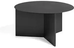 Slit Kaffeetisch 65 cm rund schwarz