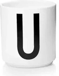 Aj Becher Buchstabe U aus Porzellan