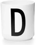 Aj Becher Buchstabe D aus Porzellan