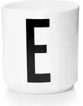 Aj Becher Buchstabe E aus Porzellan