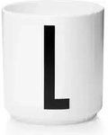 Aj Becher Buchstabe L aus Porzellan