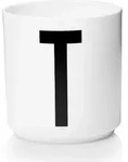 Aj Becher Buchstabe T aus Porzellan