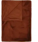 Furry Kunstfell-Decke 150 x 200 cm rostfarben