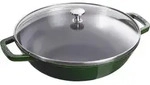 Staub Wok 30 cm gr&uuml;n mit Deckel