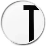 Aj Teller Buchstabe T aus Porzellan