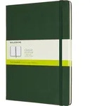 Moleskine Classic Blanko Notizbuch XL 192 Seiten Waldgr&uuml;n harter Einband