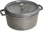 La Cocotte Topf 8,35 l graphitfarbig aus Gusseisen gefertigt