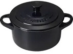 Mini Cocotte Back- und Servierplatte 250 ml schwarz
