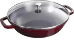 Staub Wok 30 cm Grenadine mit Deckel