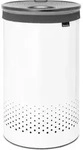 Brabantia 60 l W&auml;schekorb wei&szlig; mit schwarzer Abdeckung