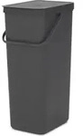 Sort & Go Korb zur Abfalltrennung 40 l grau