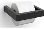 Linea Toilettenpapierhalter 15 cm schwarz