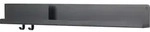 Folded Wandregal 96 x 13 cm schwarz
