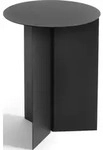 Slit Beistelltisch 35 cm rund schwarz