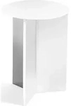 Slit Beistelltisch 35 cm rund wei&szlig;