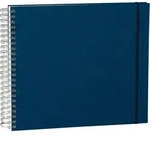 Uni Maxi Mucho Fotoalbum marineblau mit wei&szlig;en Karten