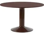 Midst Tisch 120 cm rund rot Linoleum