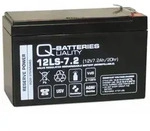 Q-Batteries 12LS-7.2 F1 | 12V 7,2Ah Blei-Vlies-Akku / AGM VRLA mit VdS G112070