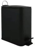 Spirella ERIK Tretabfalleimer mattschwarzer Stahl 5 L 10.20497