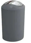 Kleine Wolke Abfalleimer Glossy Anthrazit Kunststoff 5063901858