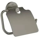 GROHE Toilettenpapierhalter Essentials Geb&uuml;rstetes Hard Graphite Metall...