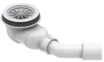 Laufen SOLUTIONS Siphon f&uuml;r Duschwanne Kunststoff Wei&szlig; H2951270000001