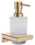 Hansgrohe Seifenspender AddStoris Geb&uuml;rstete Bronze Metall, Glas 41745140